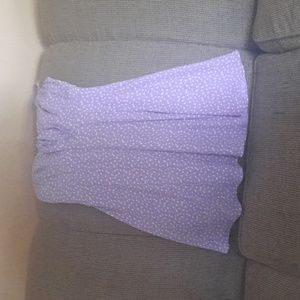 Purple flowy summer dress